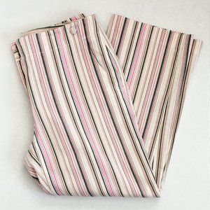 Women's Stripe Capris Size 4 Lizgolf Stripe Capris Golf Pants